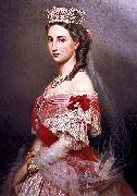 Franz Xaver Winterhalter Portrait of Charlotte of Belgium painting